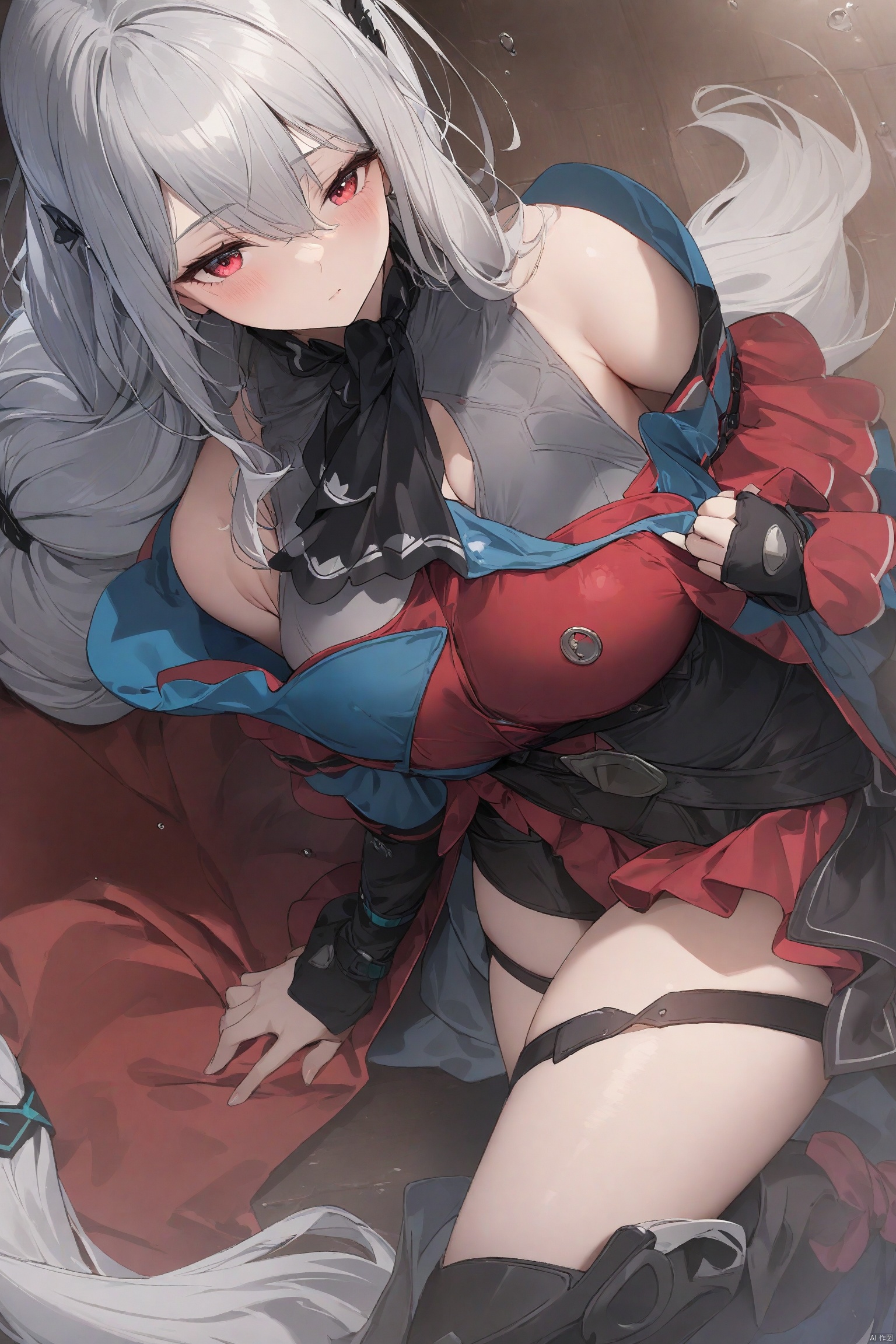 1girl,full body,high resolution, masterpiece, best quality, extremely detailed, very aesthetic, Skadi