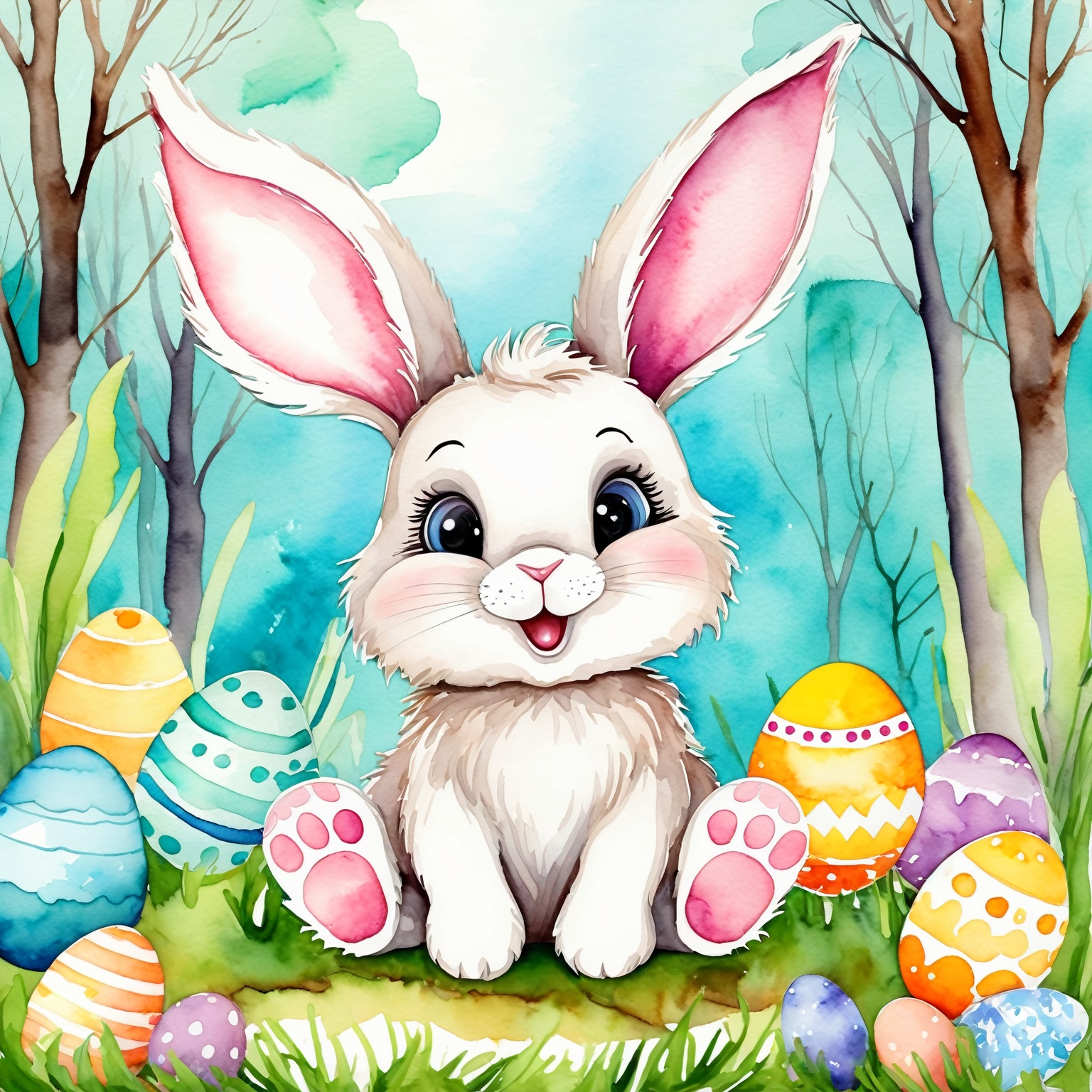 AiArtV,  Happy Easter,  colorful on Tensor.Art