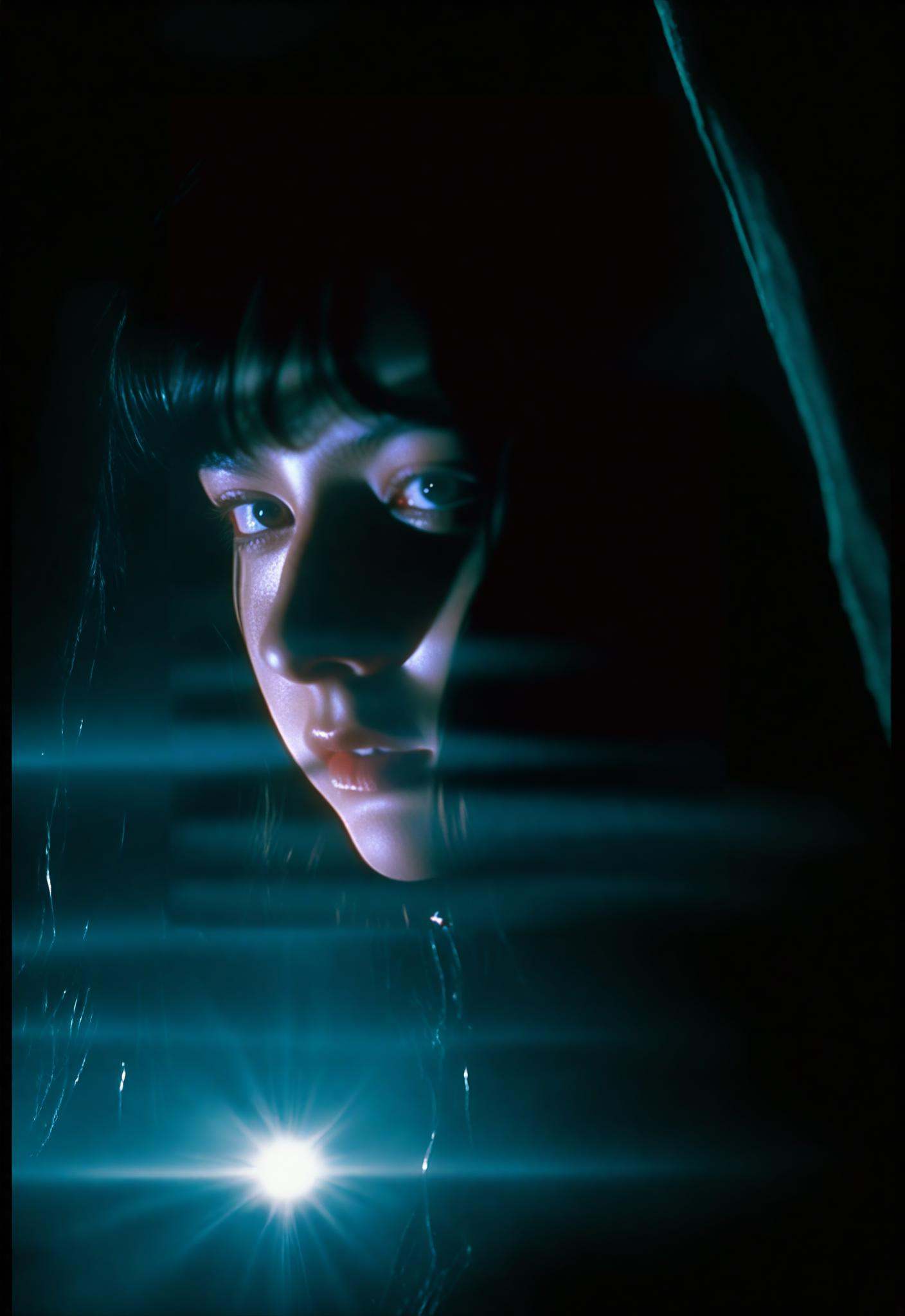 Dvd screengrab,  from 1985 dark fantasy film,  vintage style art on Tensor.Art