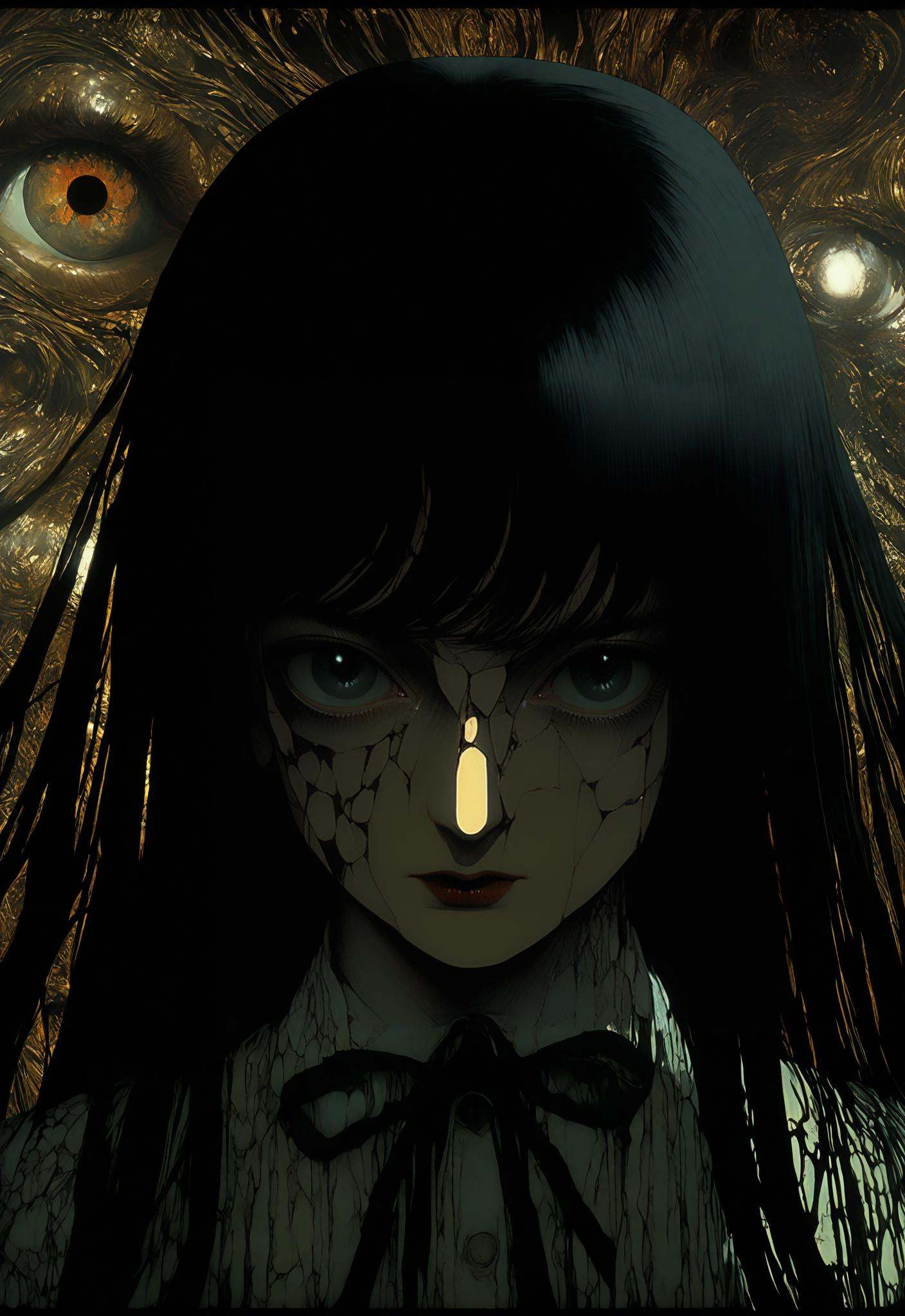 Dvd screengrab,  from 1985 dark fantasy film,  vintage style art on Tensor.Art