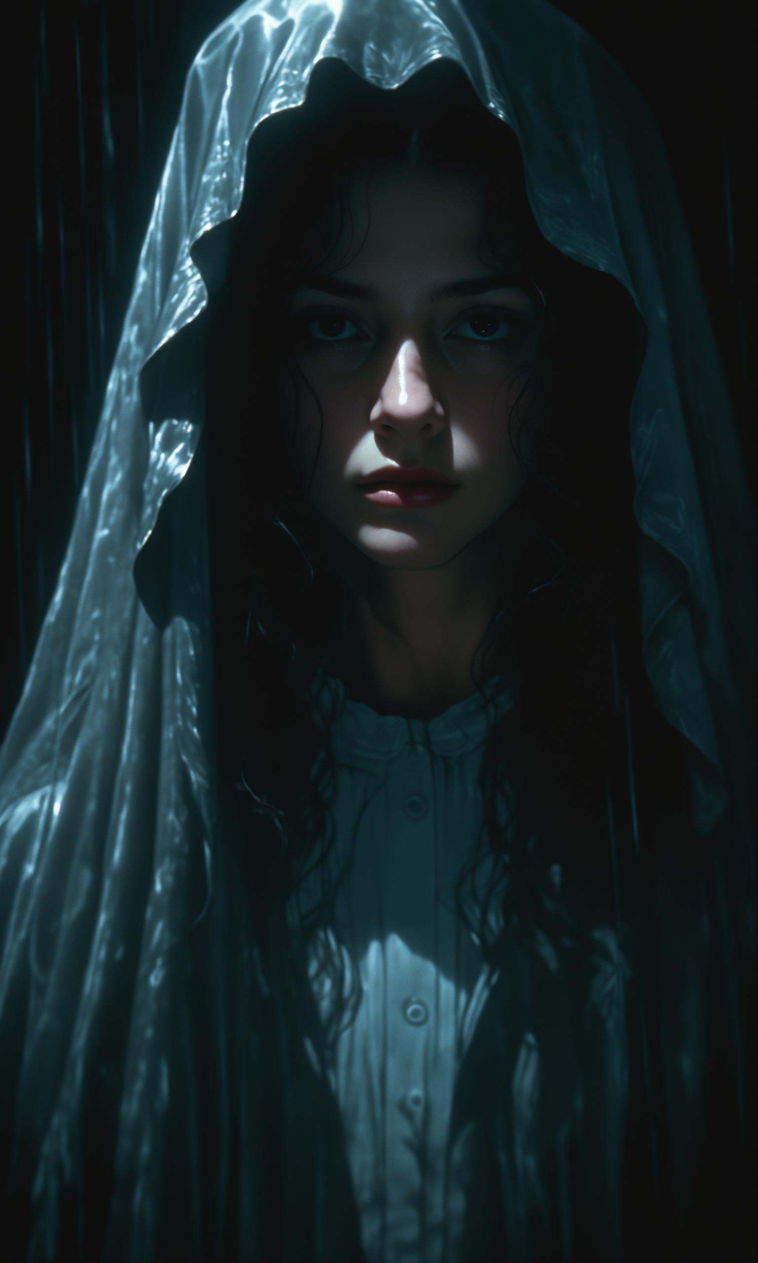 Dvd screengrab,  from 1985 dark fantasy film,  vintage style art on Tensor.Art