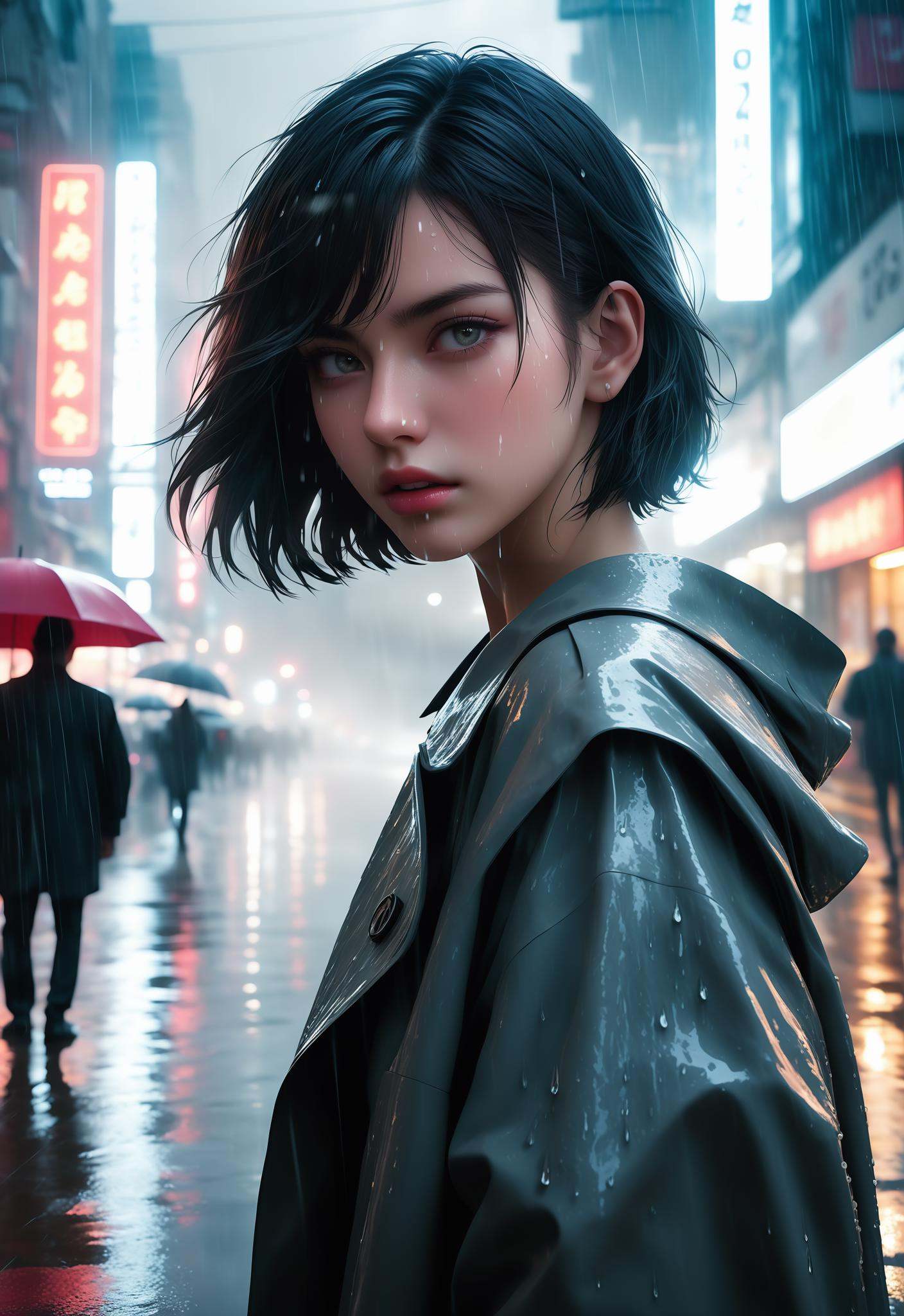 Masterpiece,  18 - year - old beautiful girl and monster,  pearl - like eyes on Tensor.Art