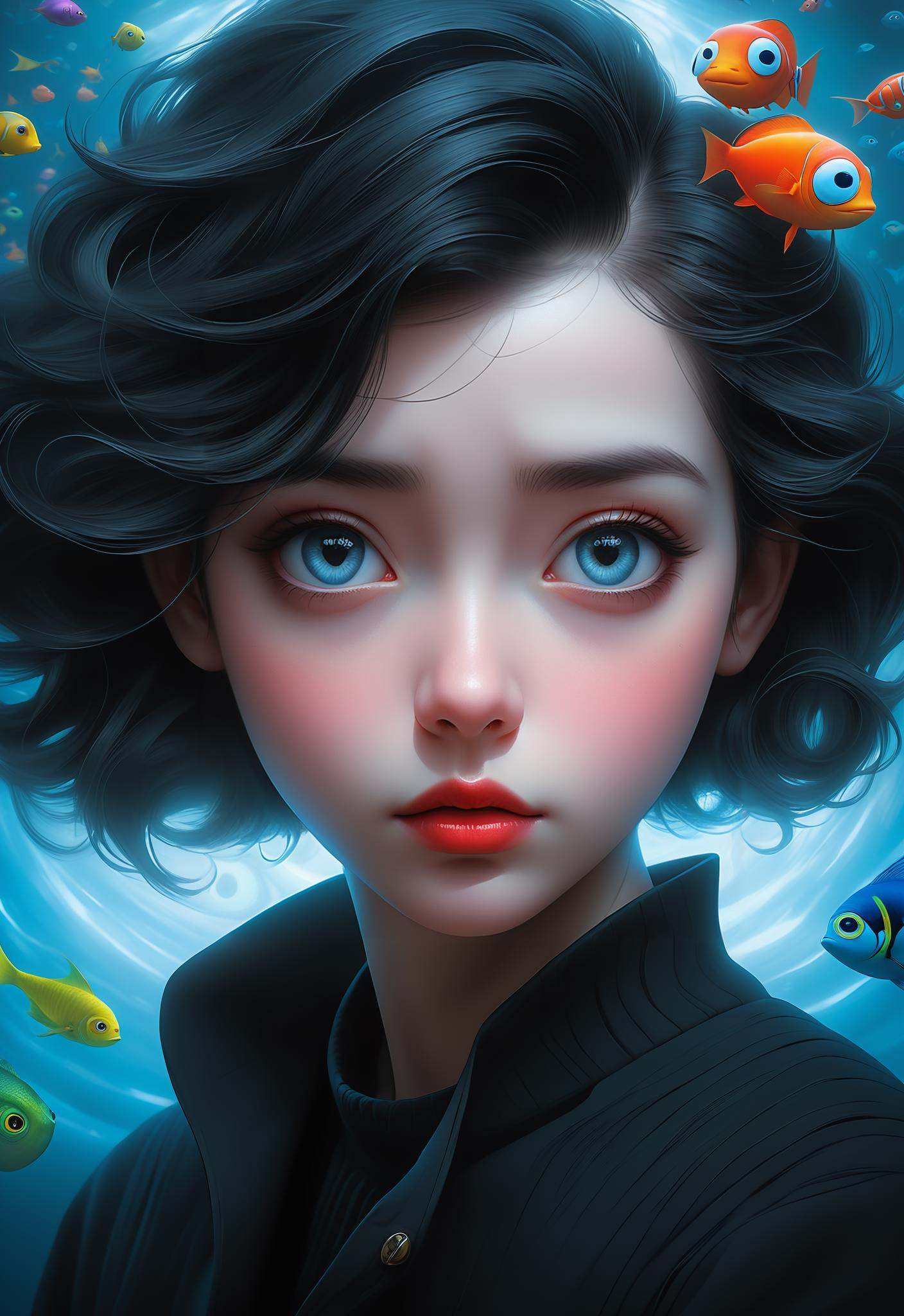 masterpiece,  best quality,  Lofi portrait on Tensor.Art