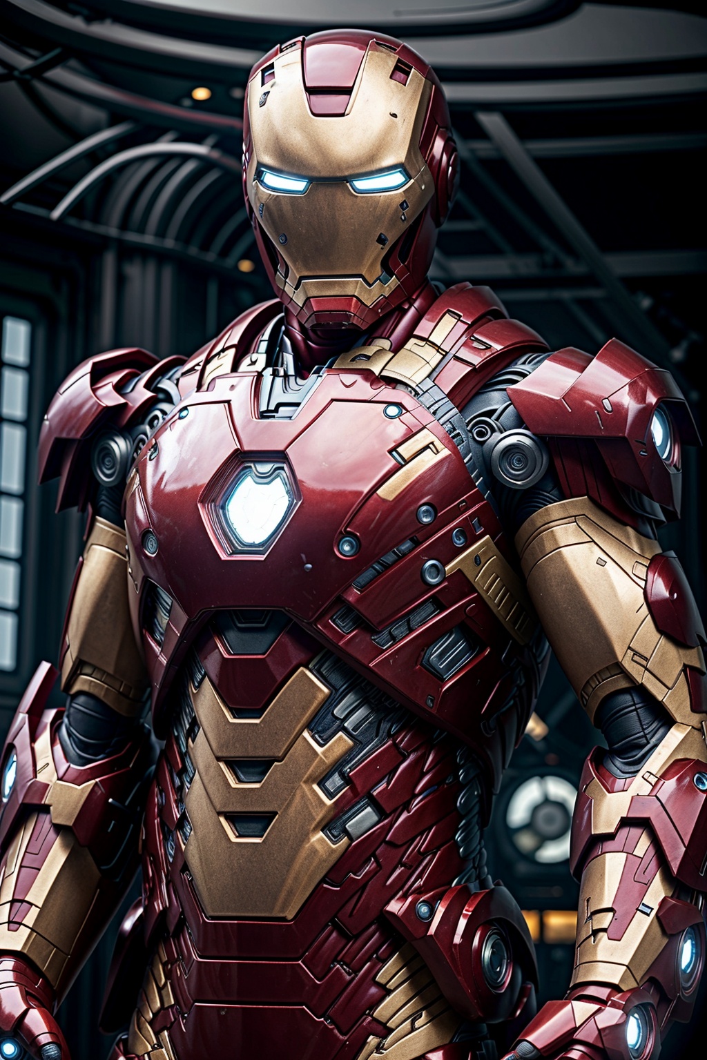 Delve into the intricate world of Iron Man's suits,  exploring not just their powers but also the materials used,  colors...