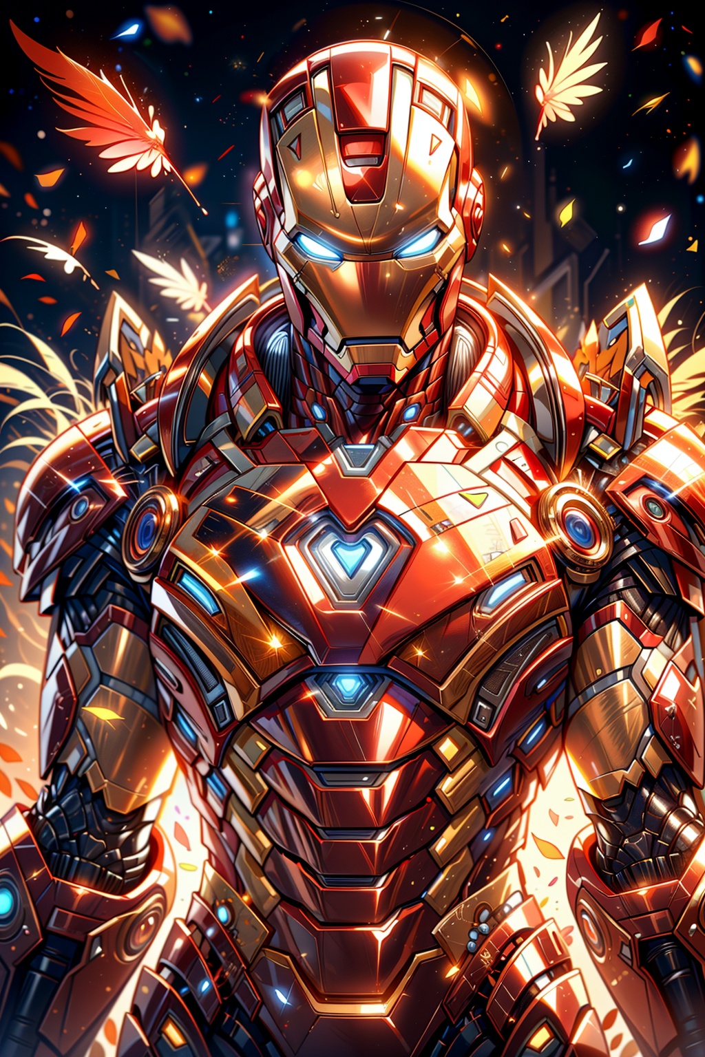 Delve into the intricate world of Iron Man's suits,  exploring not just their powers but also the materials used,  colors...