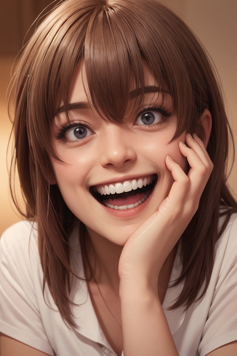 Crazy face,  madness,  crazy laugh on Tensor.Art
