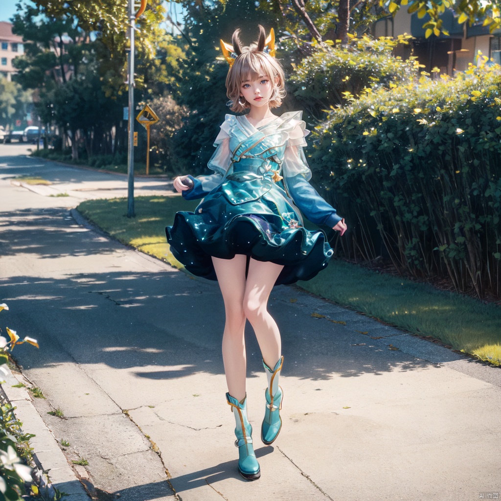  1girl,full body,standing,Fair skin,thin,Tonka,bbx,reality,best quality,masterpiec8K.HDR. highresabsurdres:1.2,Kodak portra 400,blurrybokeh:1.2,lens flare,(vibrant color:1.2)