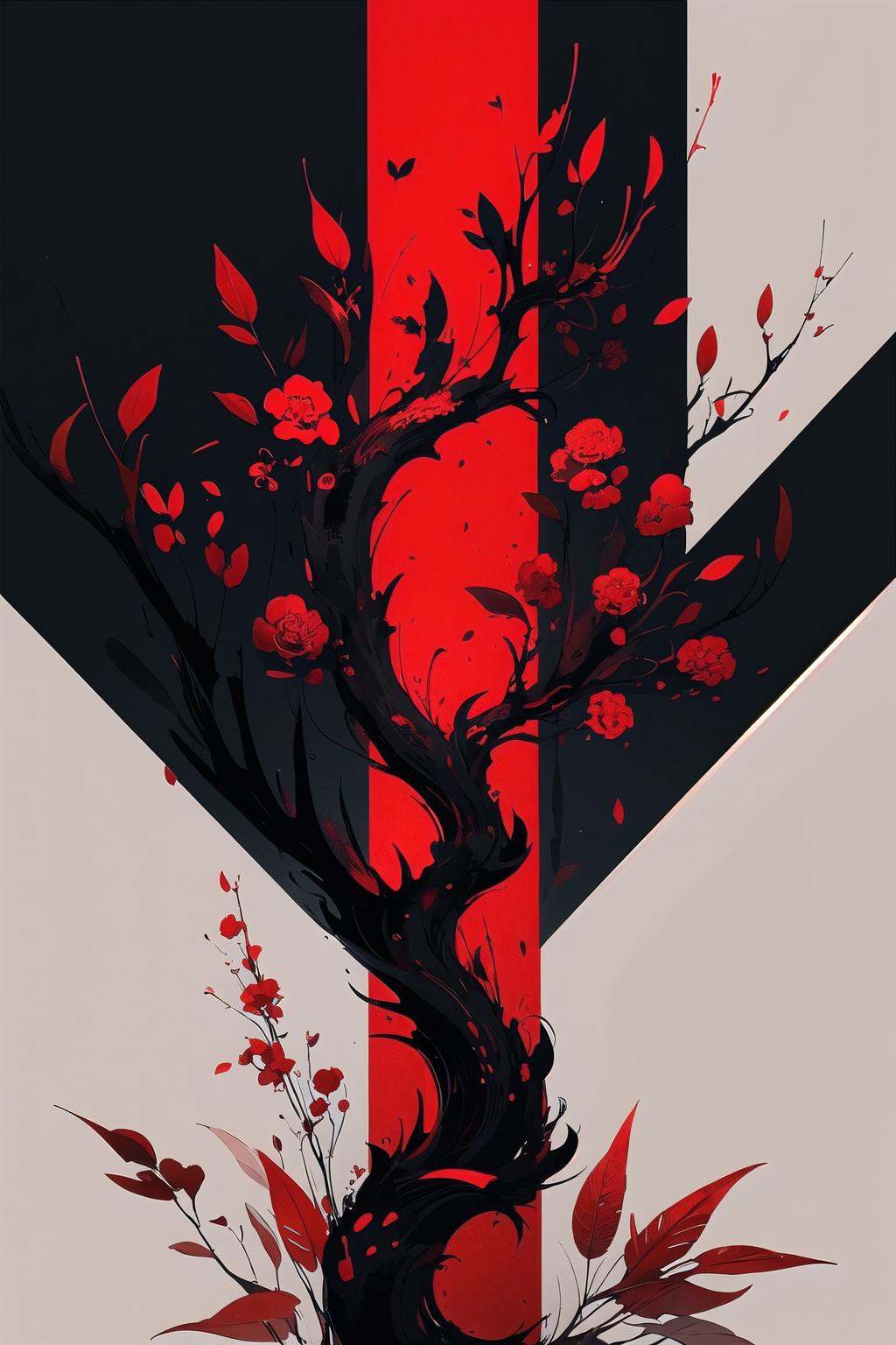 wrenchwhispersofzen,  tree,  leaf on Tensor.Art