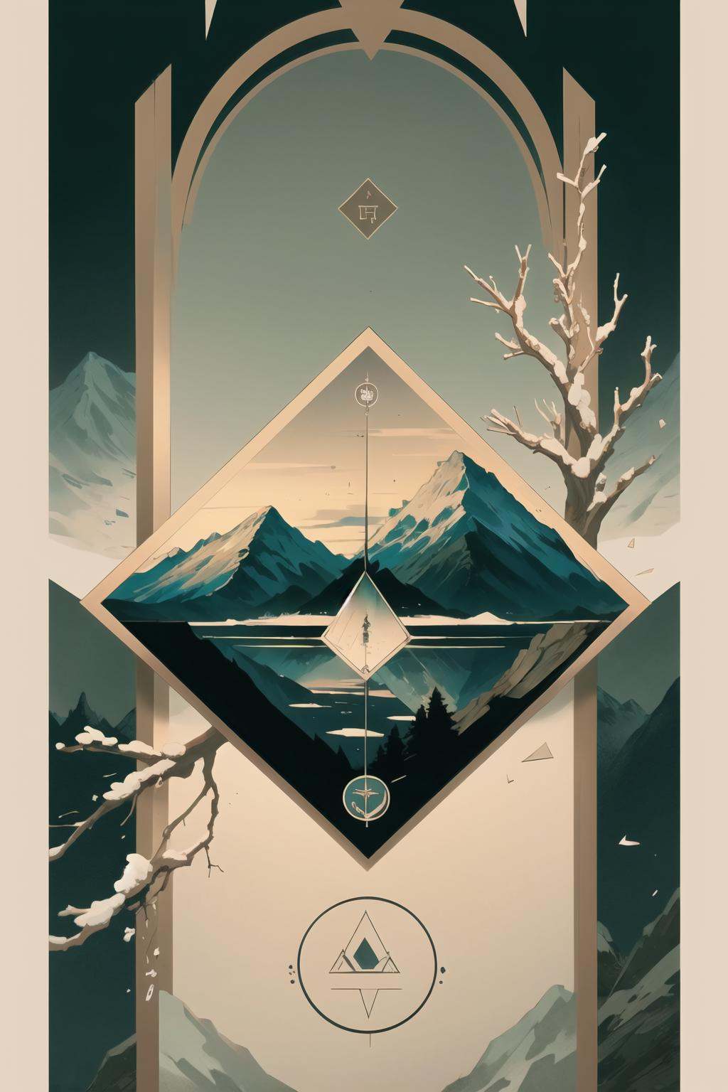 wrenchgeometricgalore,  geometric pattern,  square on Tensor.Art