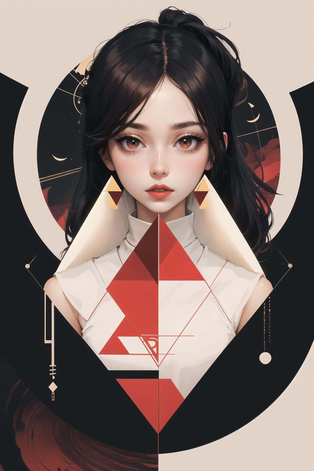 wrenchgeometricgalore,  geometric pattern,  square on Tensor.Art