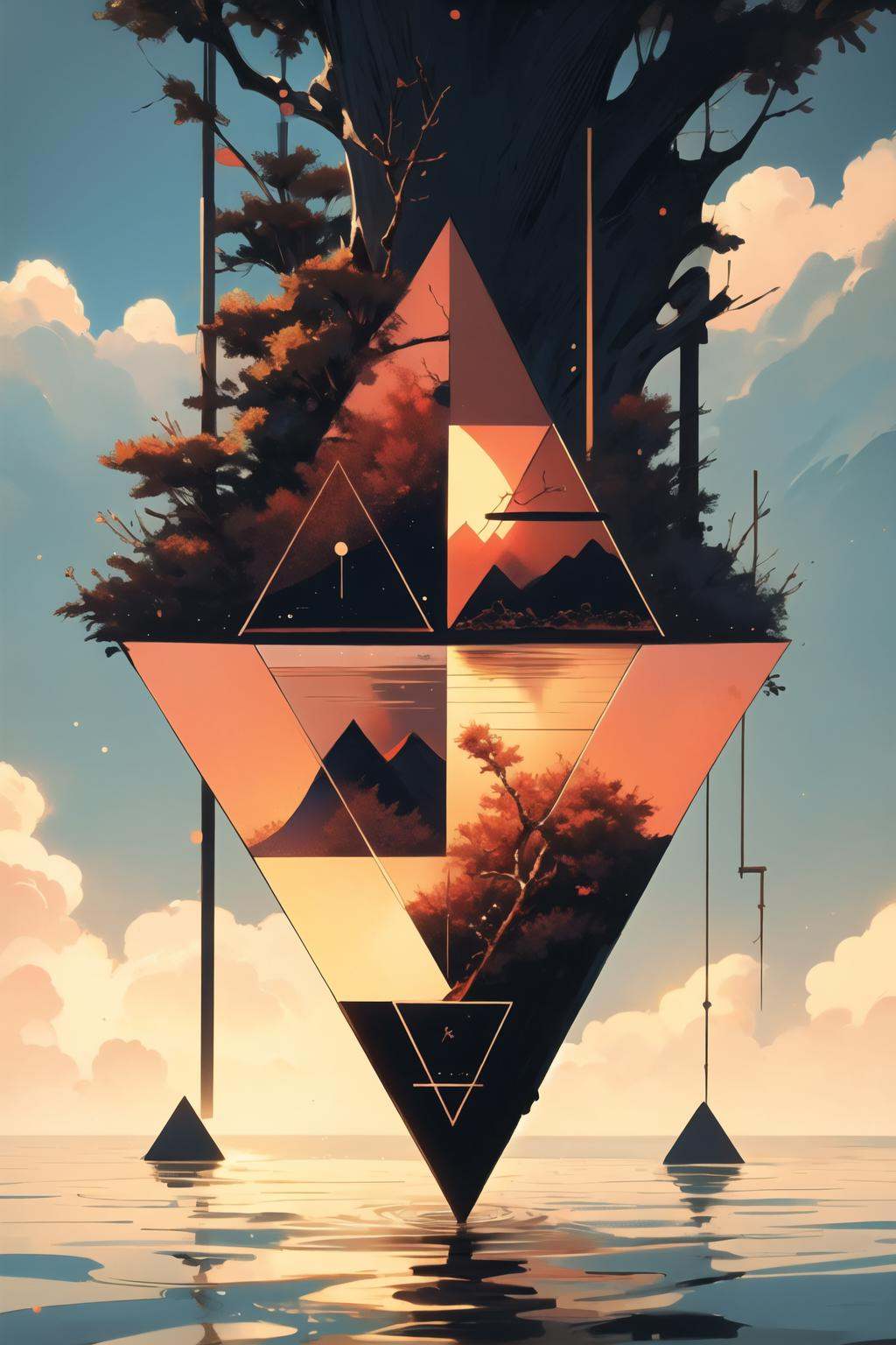 wrenchgeometricgalore,  geometric pattern,  square on Tensor.Art