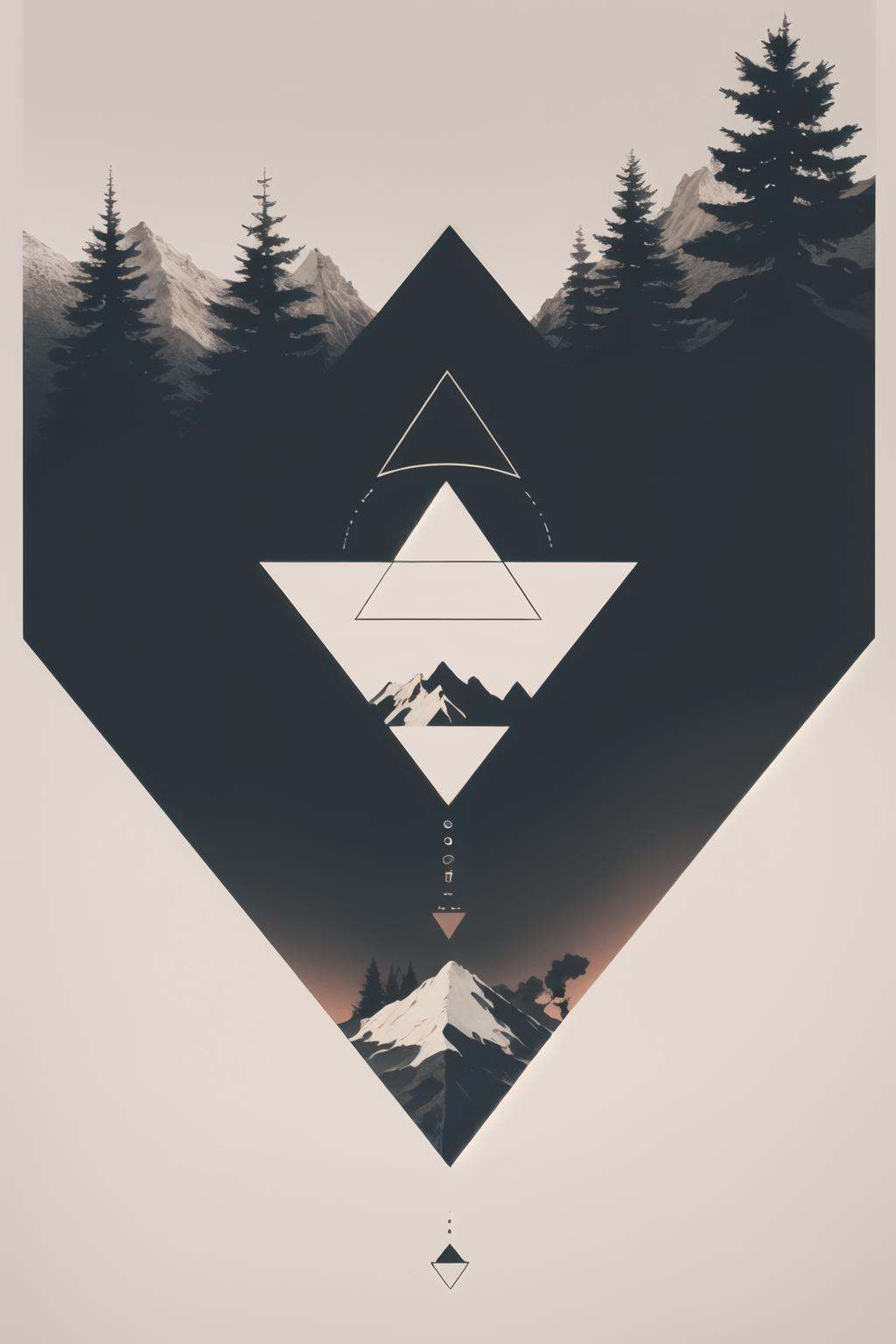 wrenchgeometricgalore,  white background,  geometric pattern on Tensor.Art