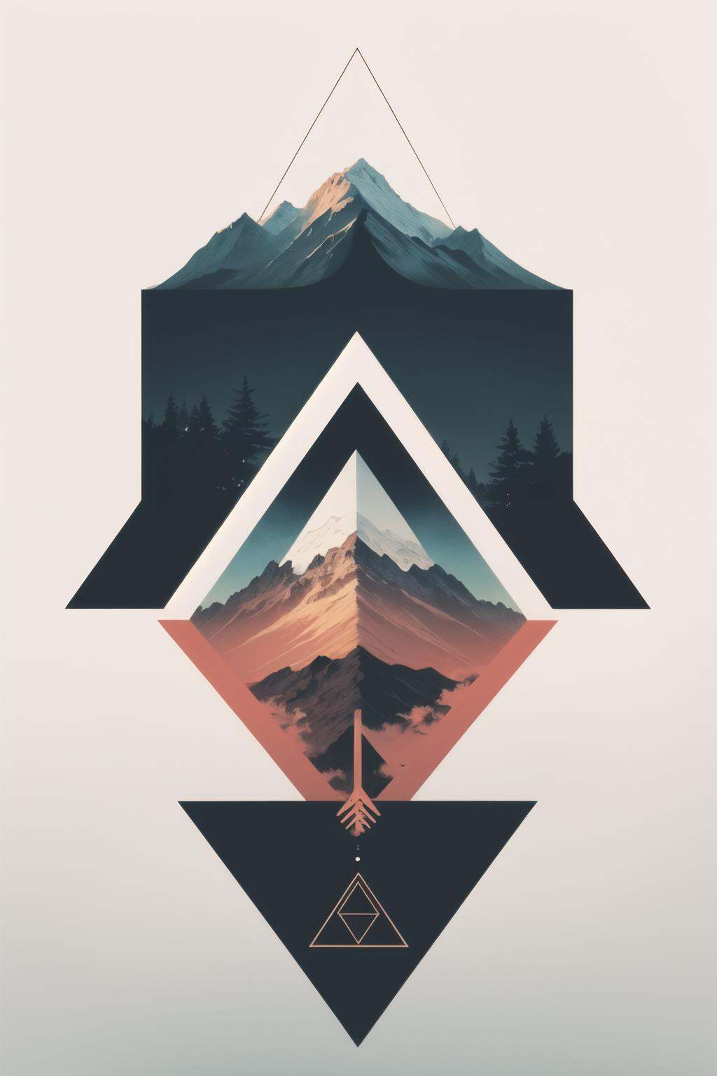 wrenchgeometricgalore,  white background,  geometric pattern on Tensor.Art