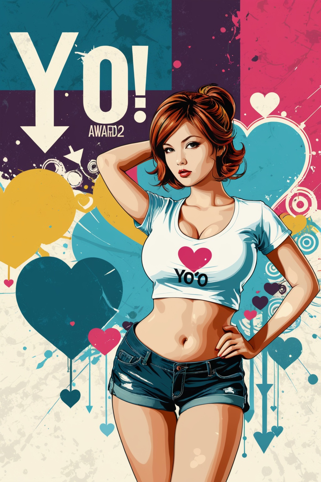 1girl,  female focus,  large breasts on Tensor.Art