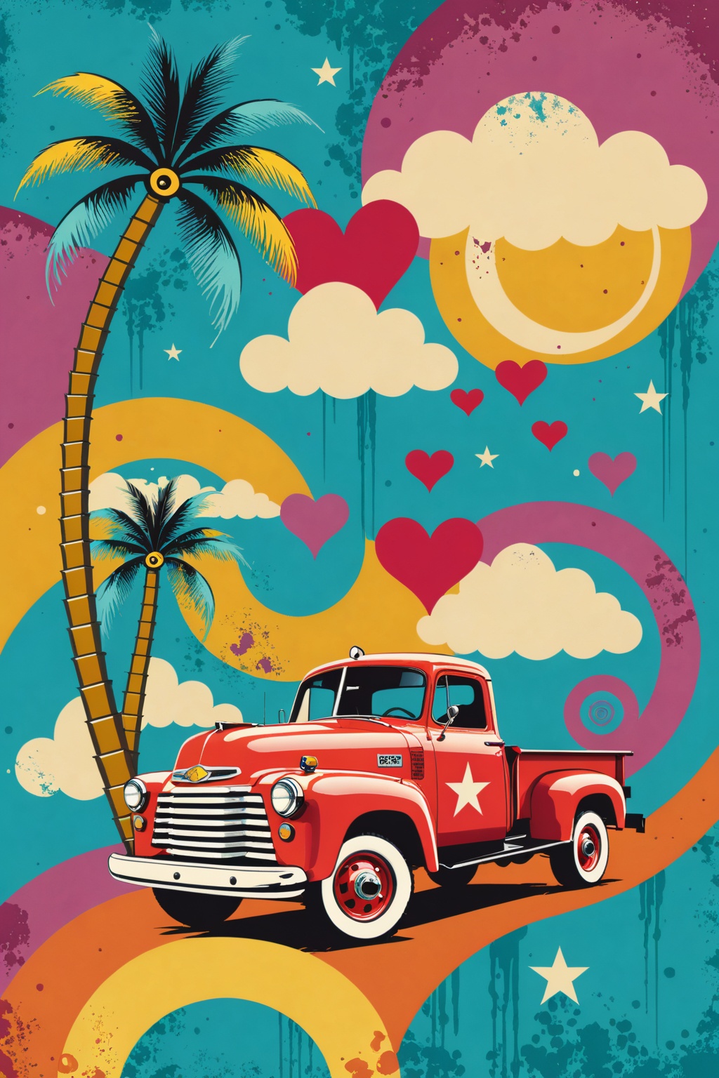 toy truck,  veichle focus,  motor vehicle on Tensor.Art