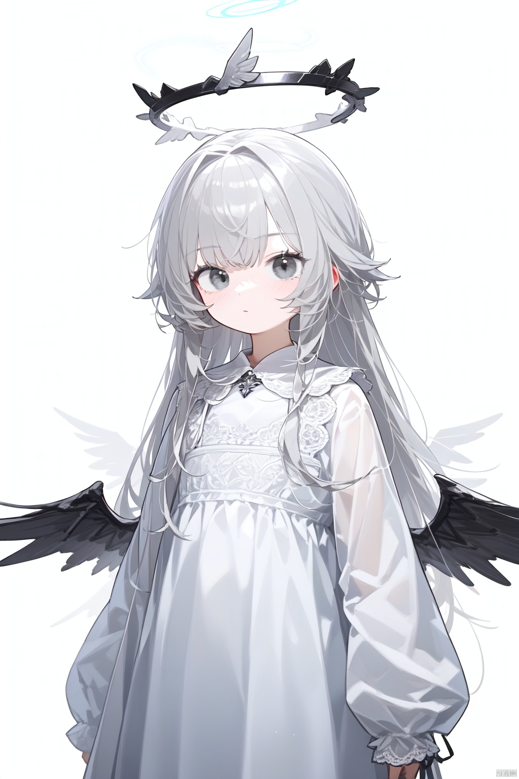 1girl,  solo,  halo on Tensor.Art