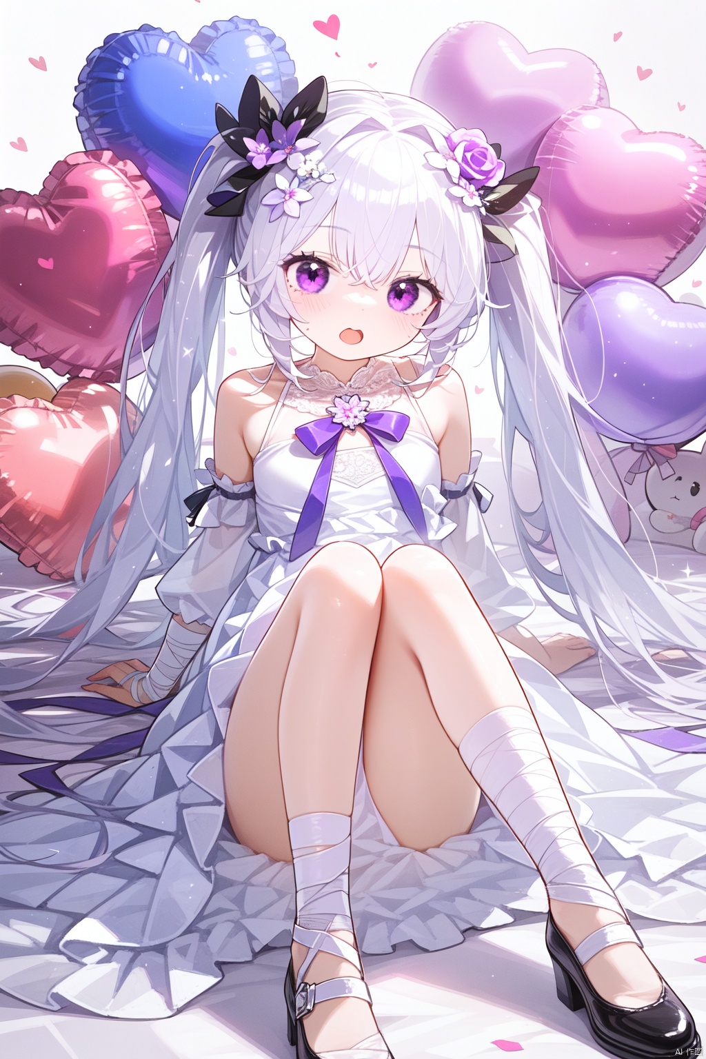 1girl,  bandaged_arm,  bandaged_leg on Tensor.Art