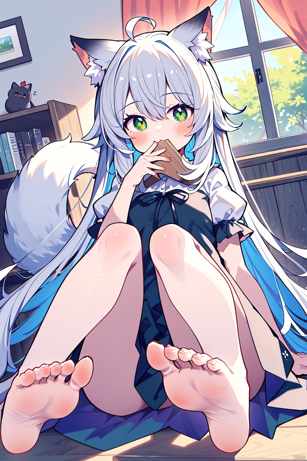 1girl,  barefoot,  solo on Tensor.Art