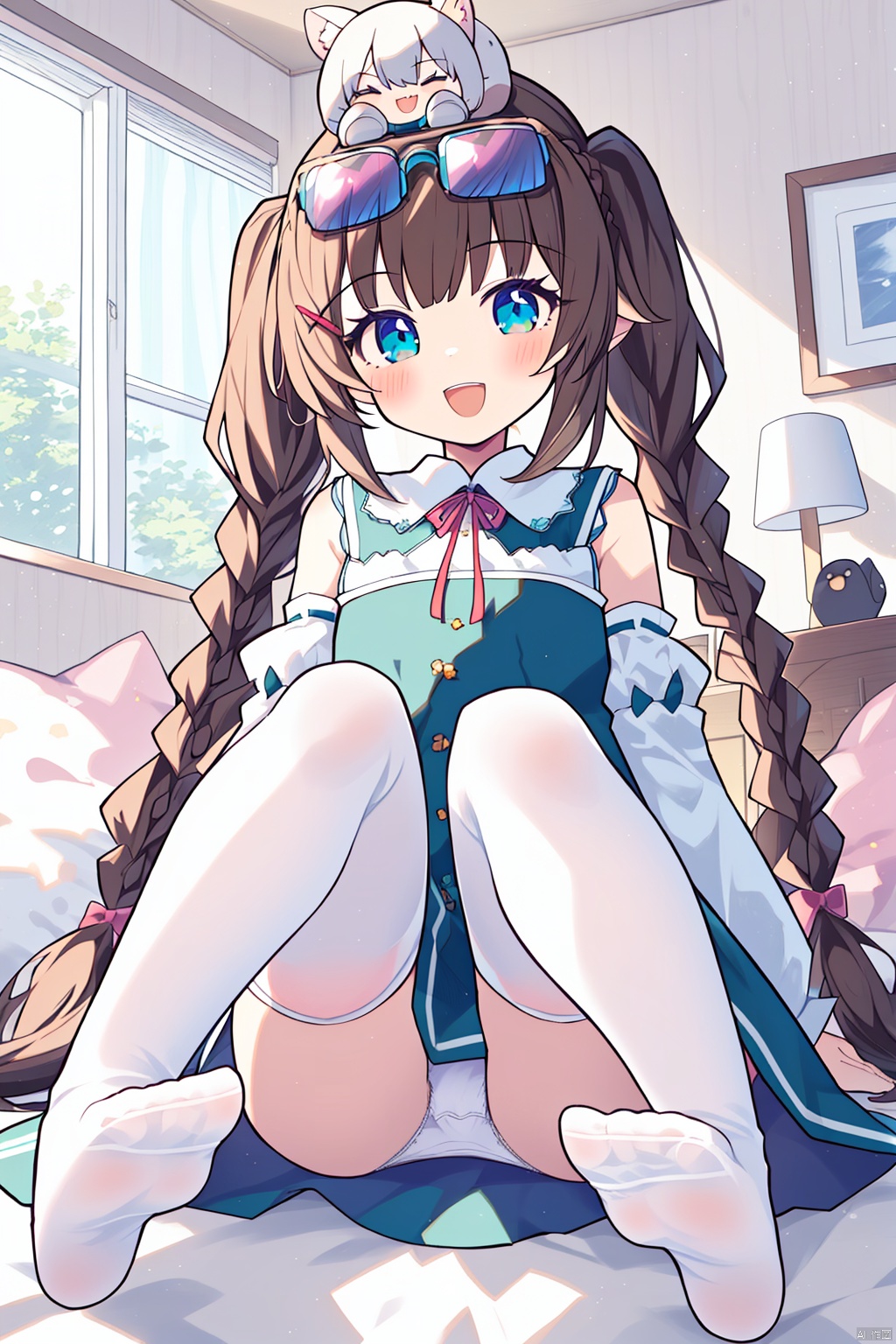 1girl,  thighhighs,  solo on Tensor.Art