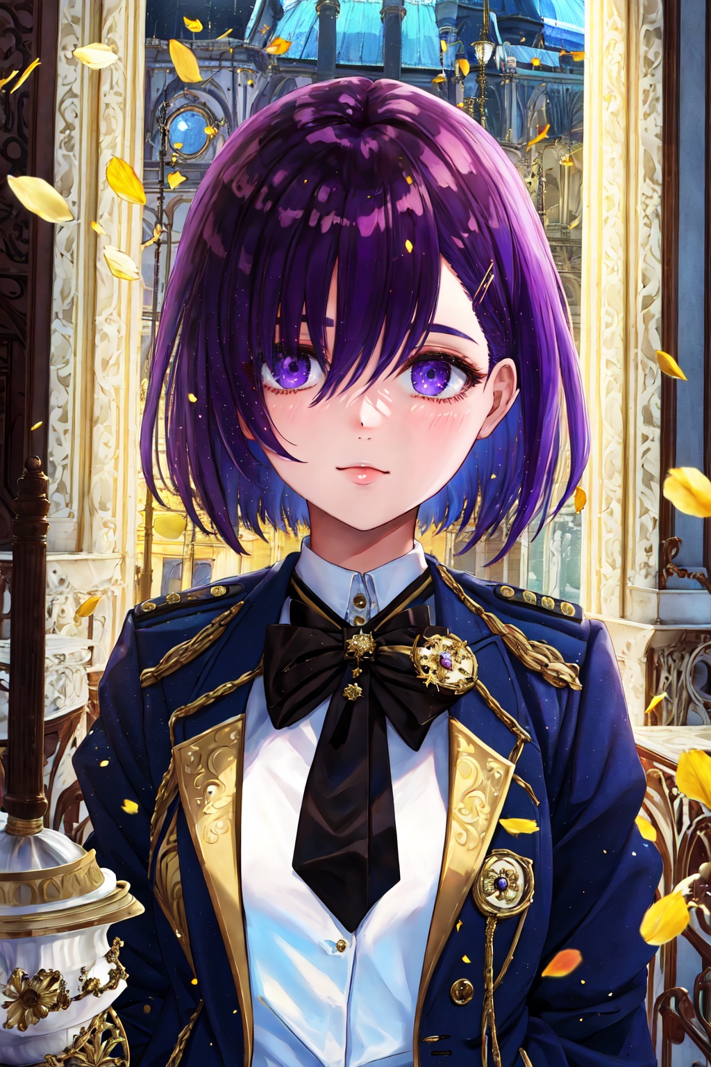 1girl,  solo,  uniform on Tensor.Art