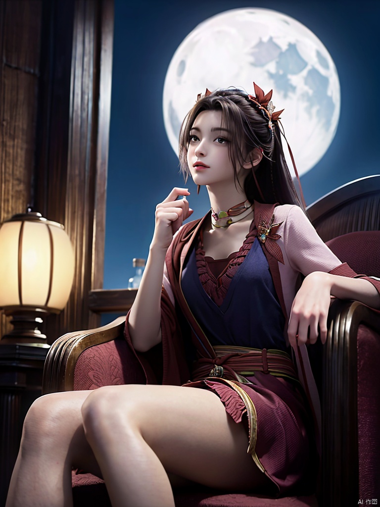 masterpiece,best quality,official art,highly detailed,
in summer,starry_sky,full_moon,
1girl,

xiaohuan