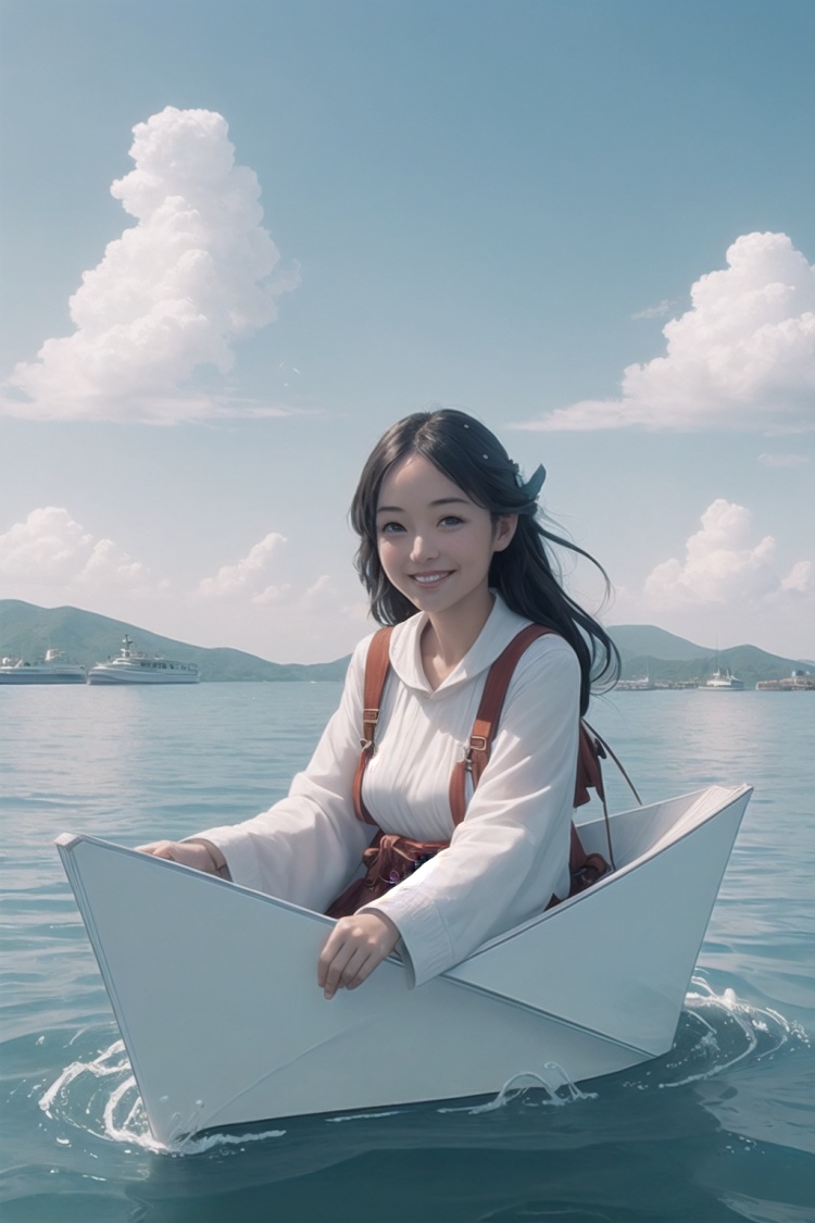 PAPPER BOAT by Oni Toki on Tensor.Art