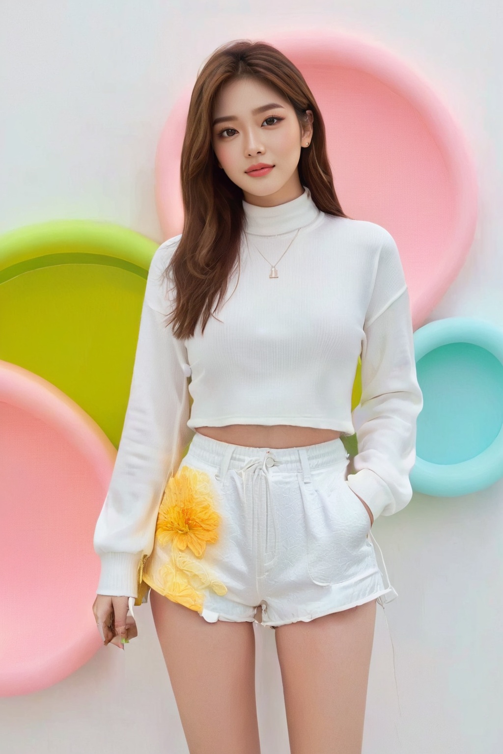 1girl,  Beauty conscious,  summer outfit on Tensor.Art