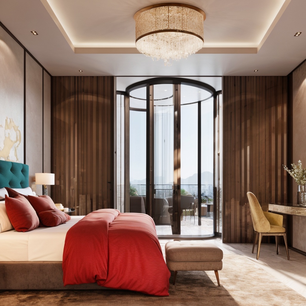 Luxury interior,  interior,  bedroom by Architech1904 on Tensor.Art
