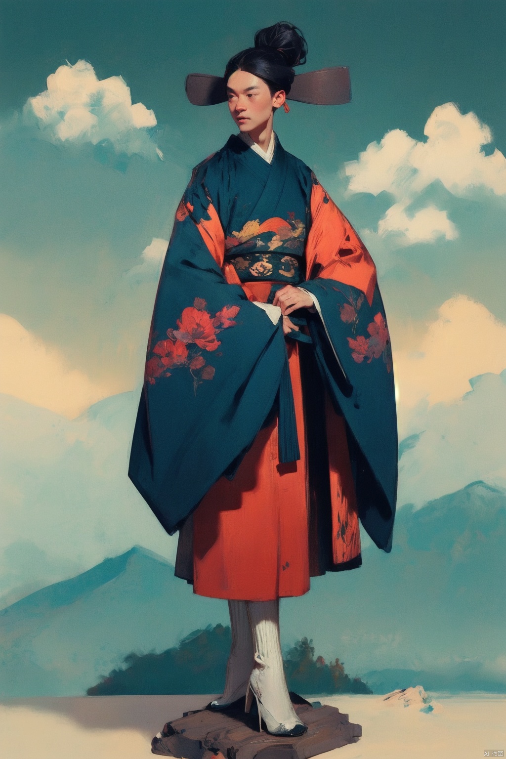 镜头质量：Bestquality,8k,(((masterpiece))),((bestquality)),
镜头位置：(full_body:1.2),
人物：
环境背景：
图像风格：
提示词：, zhifu xianling