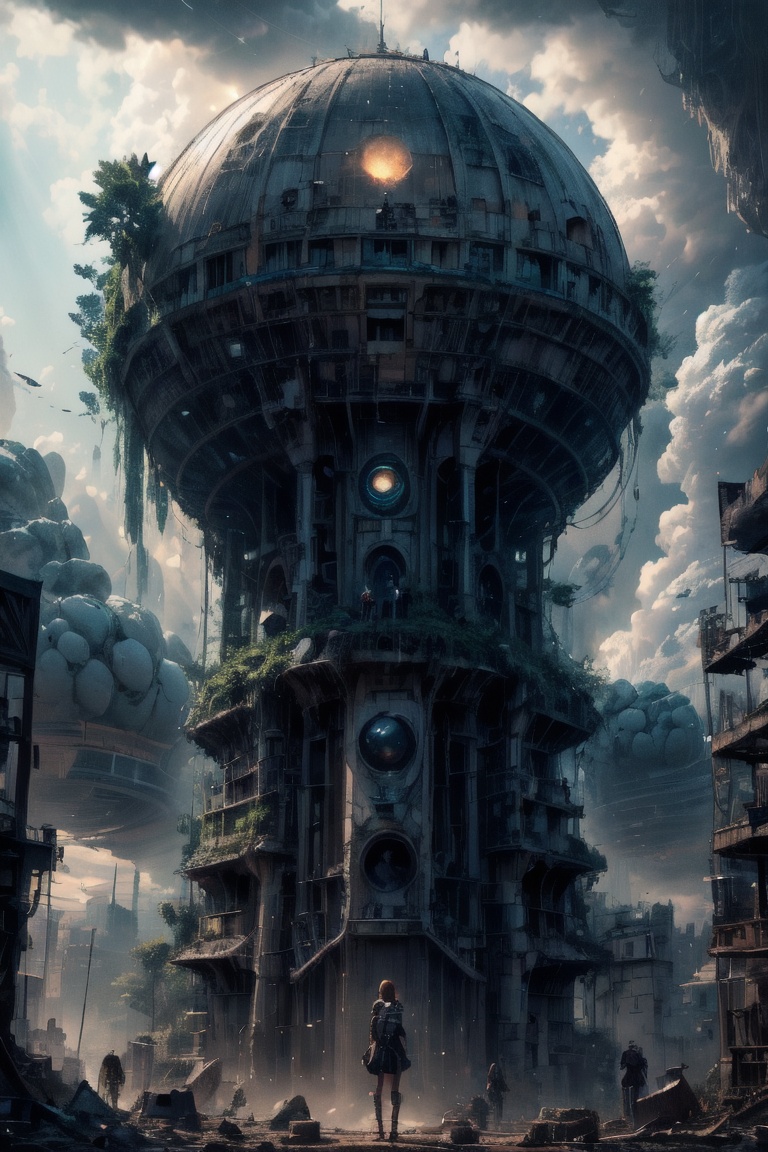 "In the midst of an ancient jungle,  amidst the ruins of an alien civilization,  the Stelar Girl stands as a lone guardian...