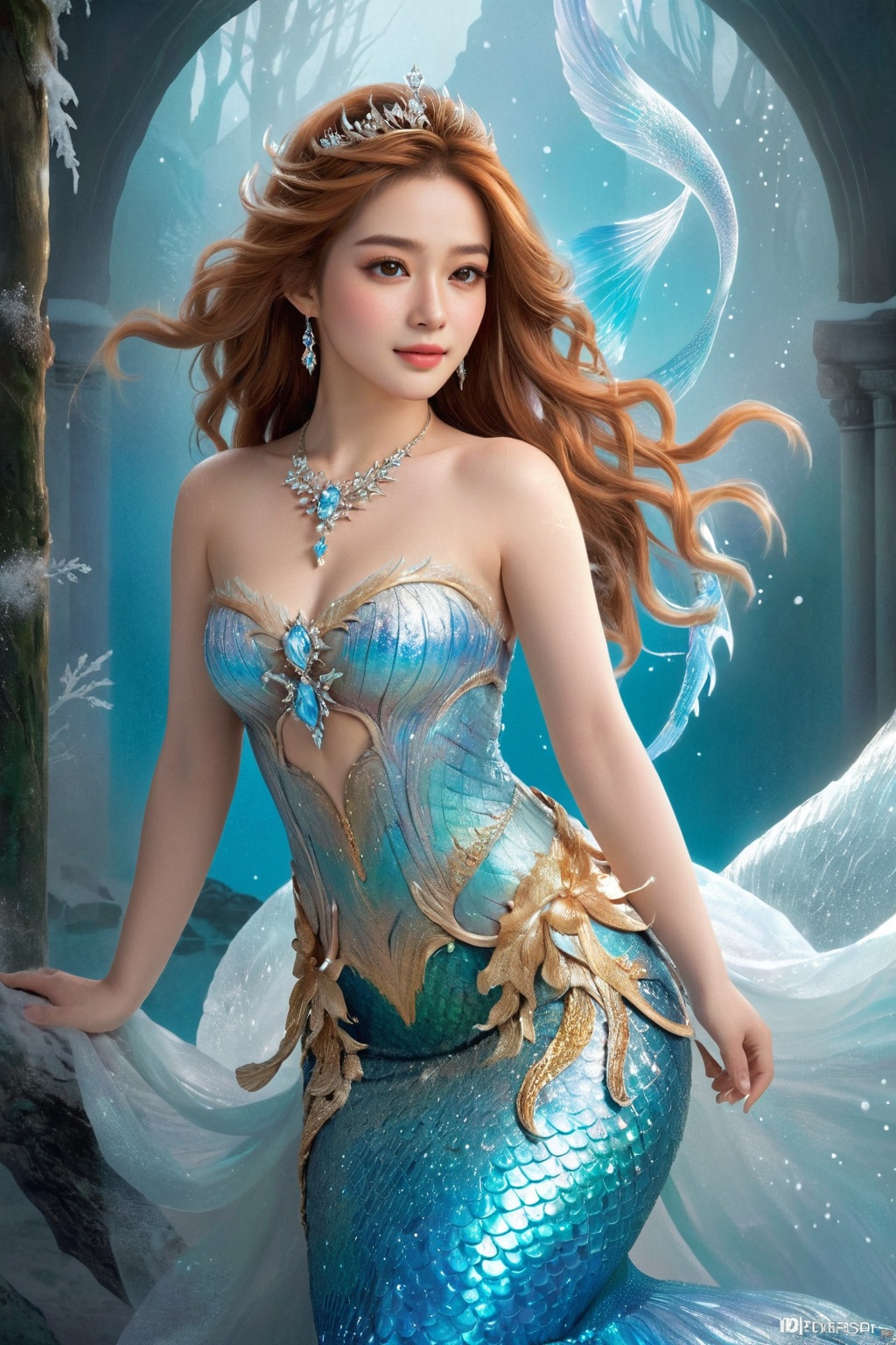 Snow_Angel,  Frozen,  ((The Mermaid)) on Tensor.Art