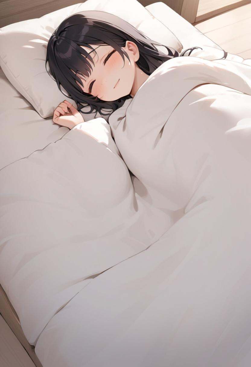 1girl,  black hair,  long hair on Tensor.Art