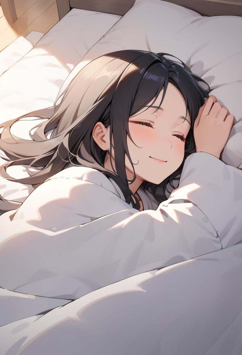 1girl,  black hair,  long hair on Tensor.Art