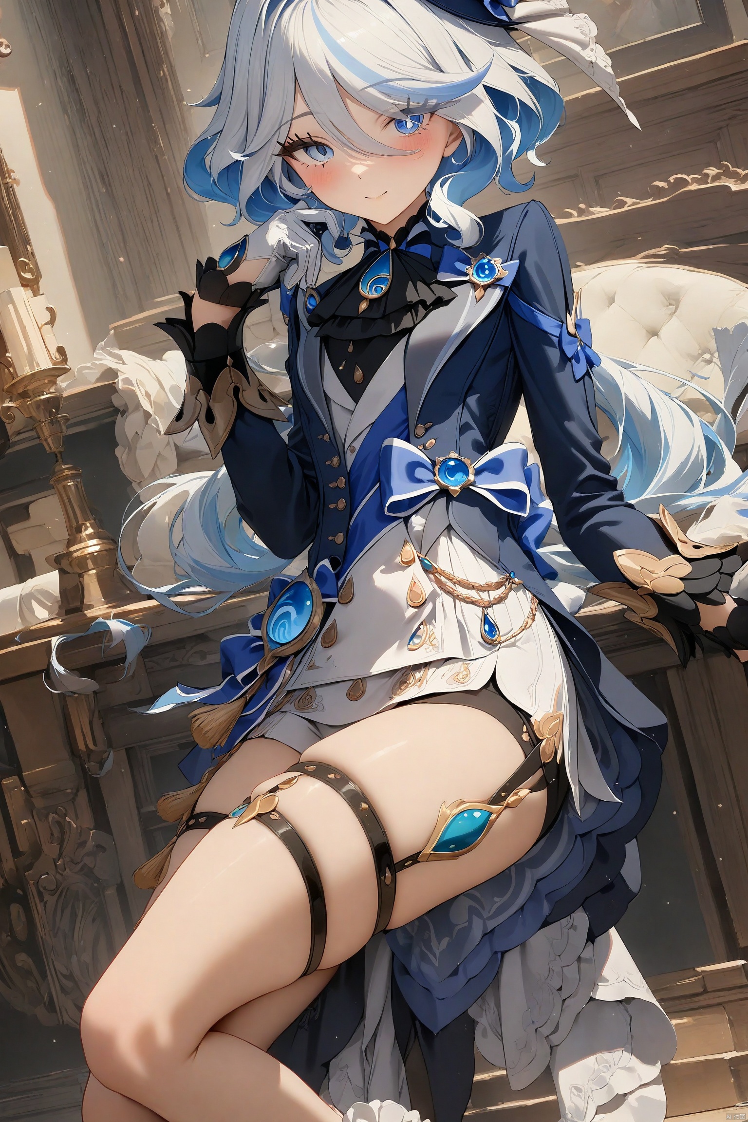 1girl,full body,high resolution, masterpiece, best quality, extremely detailed, very aesthetic,Furina