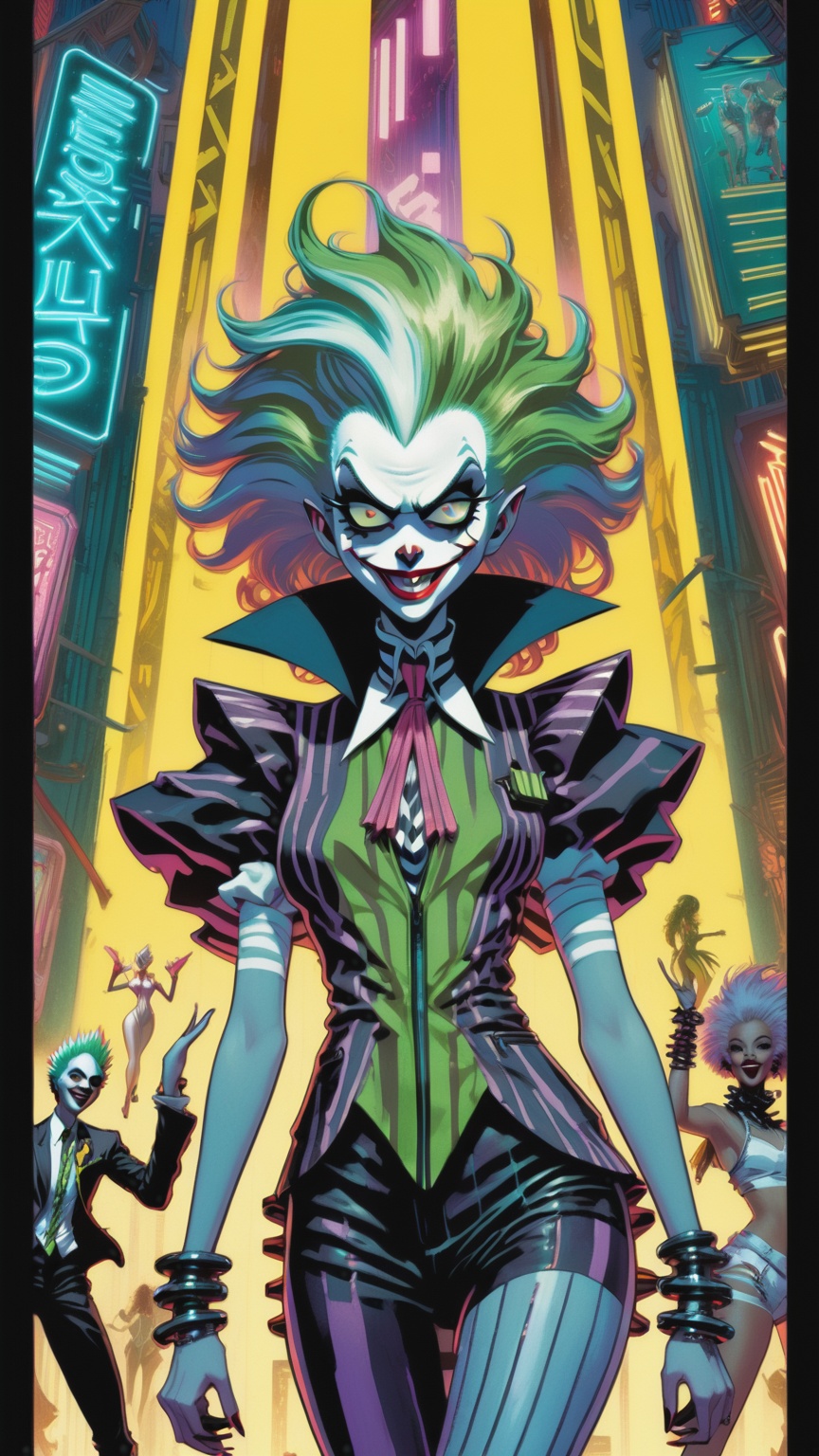 Anime artwork,  Film still,  Beetlejuice on Tensor.Art