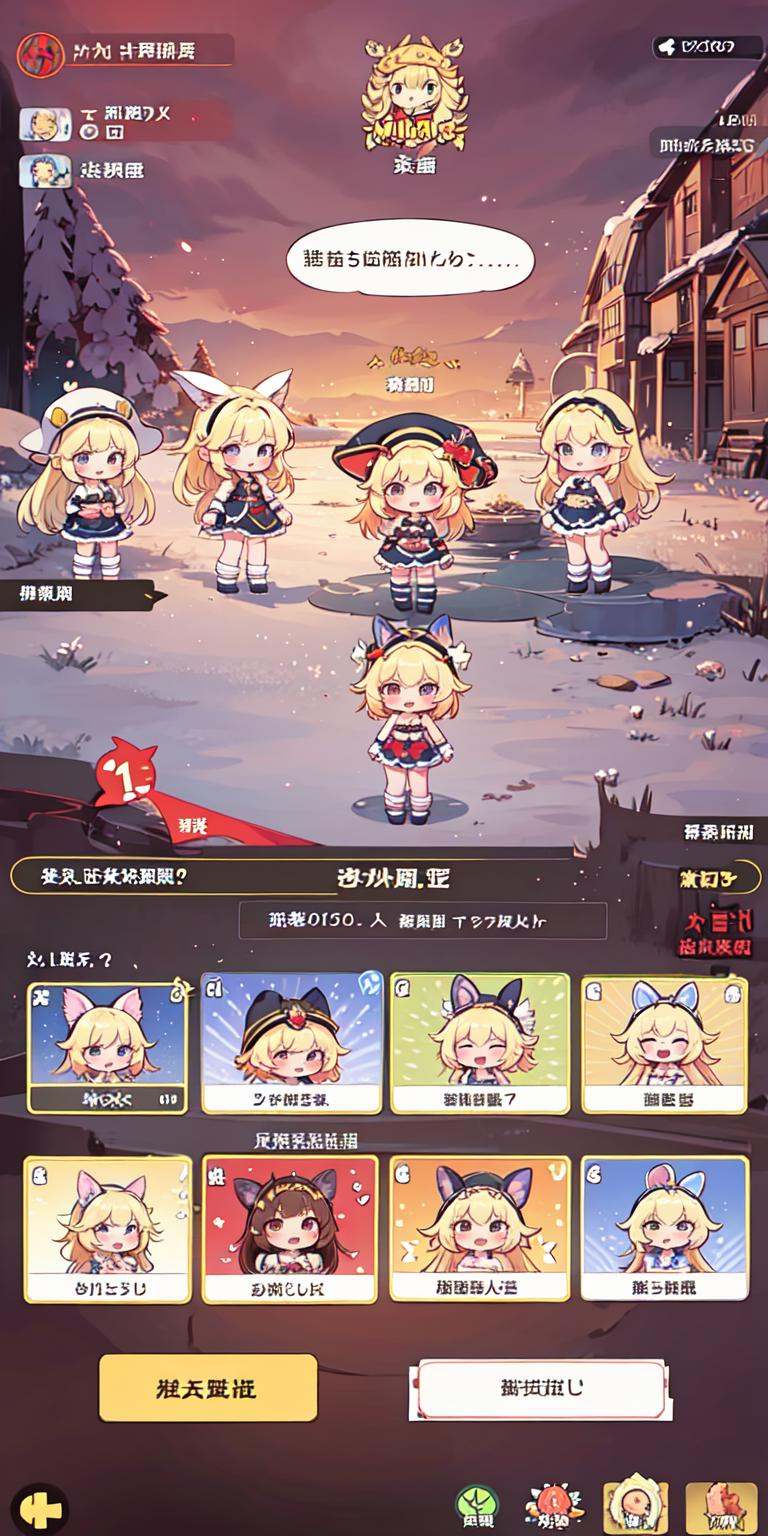 gmic_\(gui\),a screenshot of a game with a character in the background and a character in the background,with a character in the background,1girl,apron,blonde hair,braid,english text,fake screenshot,gameplay mechanics,hat,long hair,parody,witch hat,kirisame marisa,<lora:gmic_竖屏界面v2-000008:0.4>,