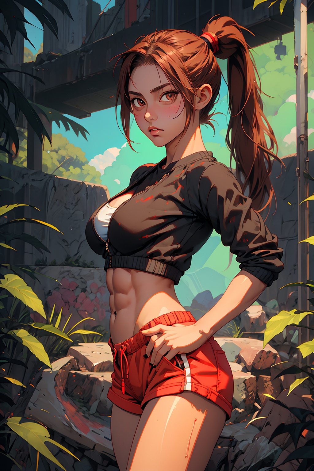 1girl,  Mai Ganeko,  solo on Tensor.Art