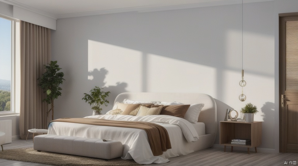  ,,,,,,,,,
,Bedroom

,Moonlight White Theme
,Natural light
,Modern style
,realistic,8k