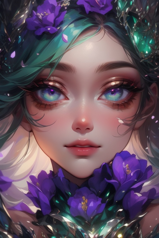 1 girl,  portrait,  close-up portrait on Tensor.Art