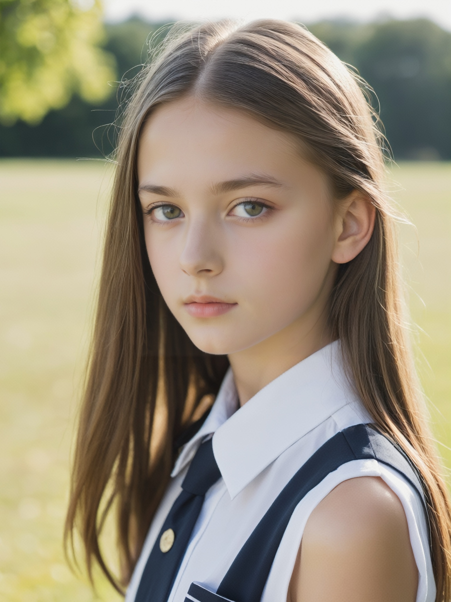 a half-body portrait photo of a German fashion model,  , on Tensor.Art