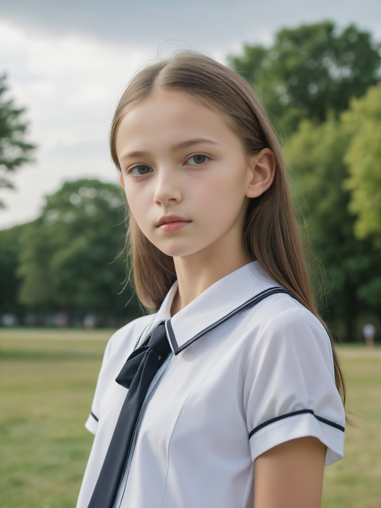 a half-body portrait photo of a Russian fashion model,  , on Tensor.Art