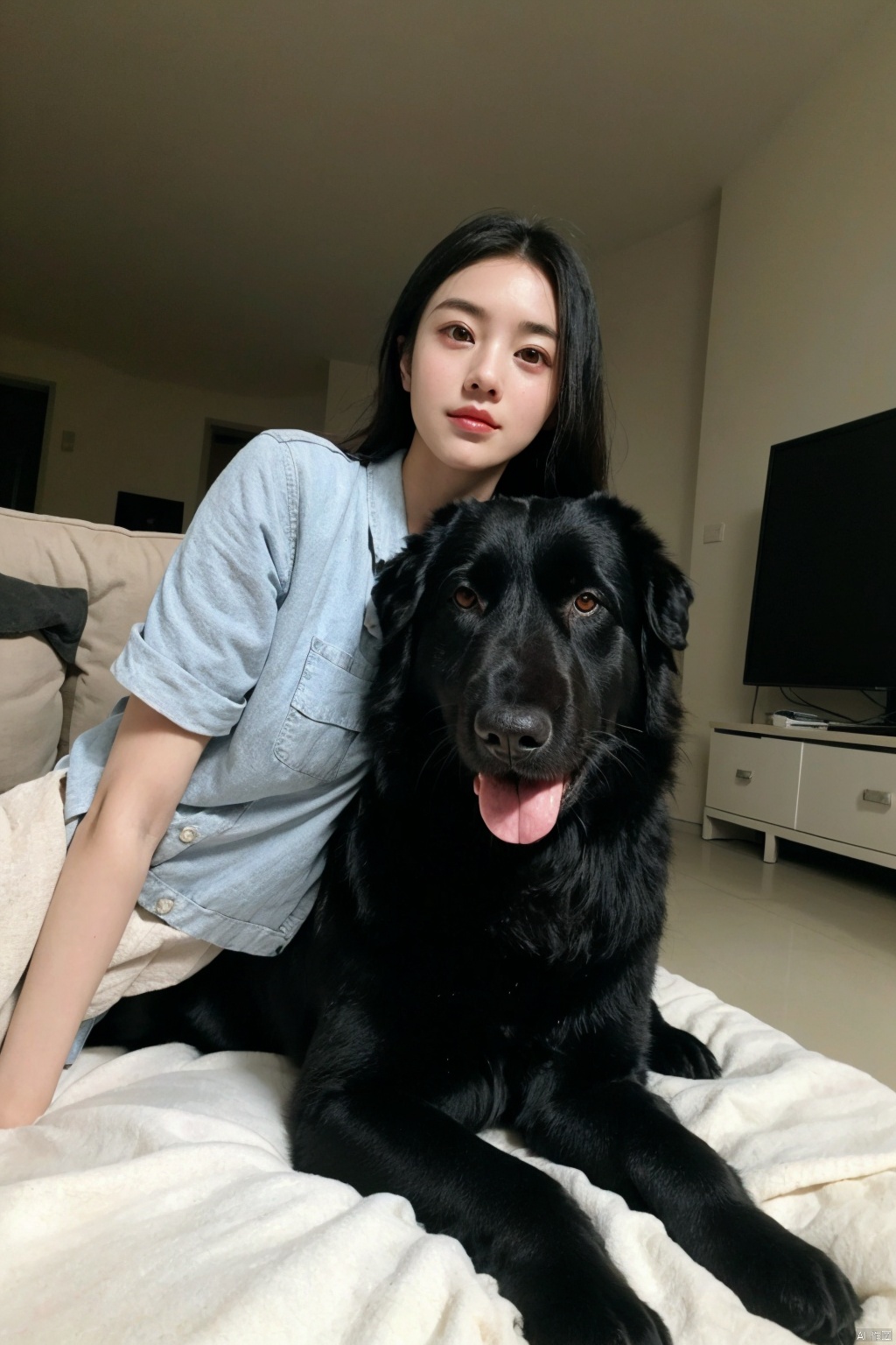 镜头质量：Bestquality,8k,(((masterpiece))),((bestquality)),
镜头位置：
人物：
环境背景：
图像风格：
提示词：,  (((Dog)))_hei xiong quan