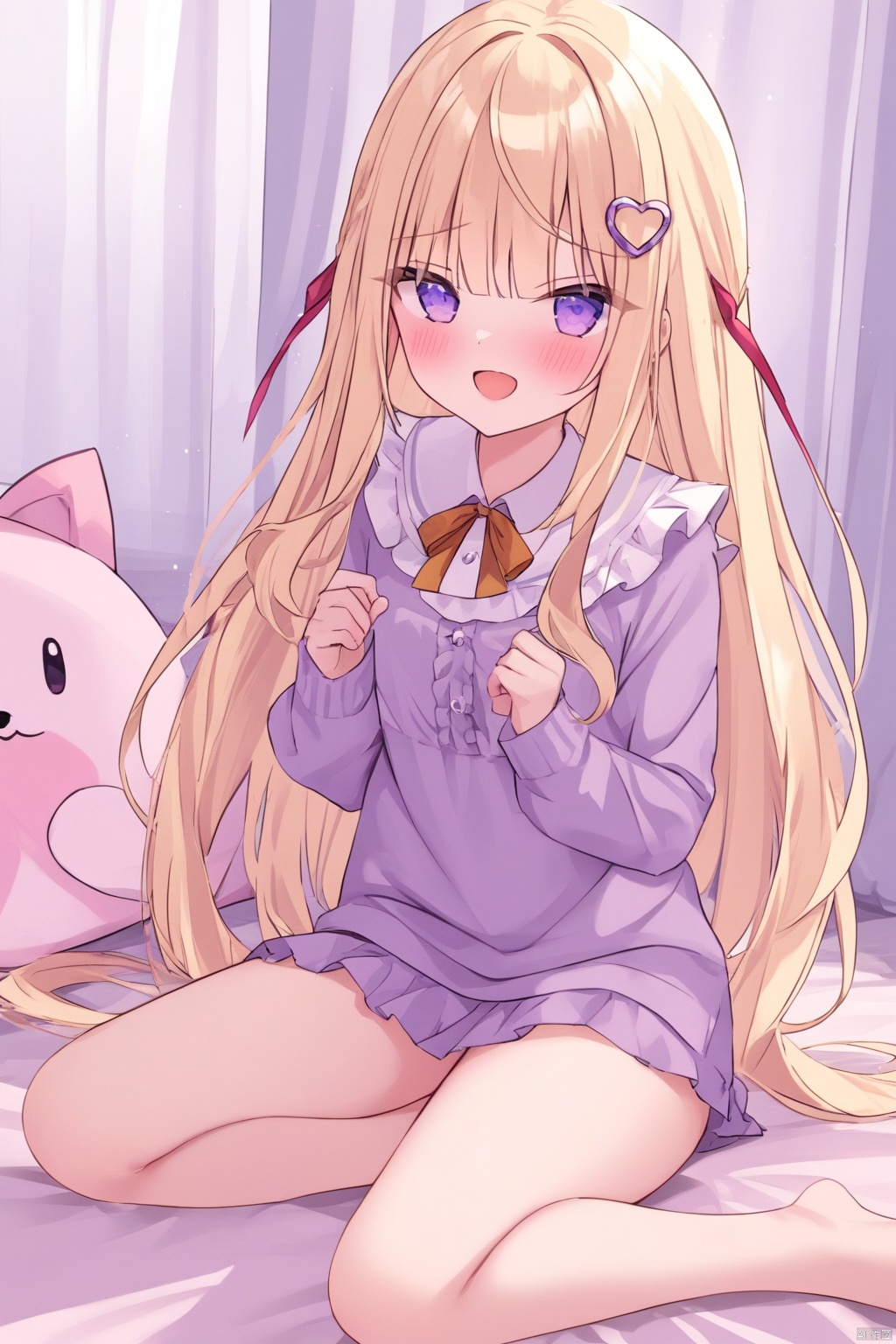 1girl,  tsukishi_aria,  blonde hair on Tensor.Art