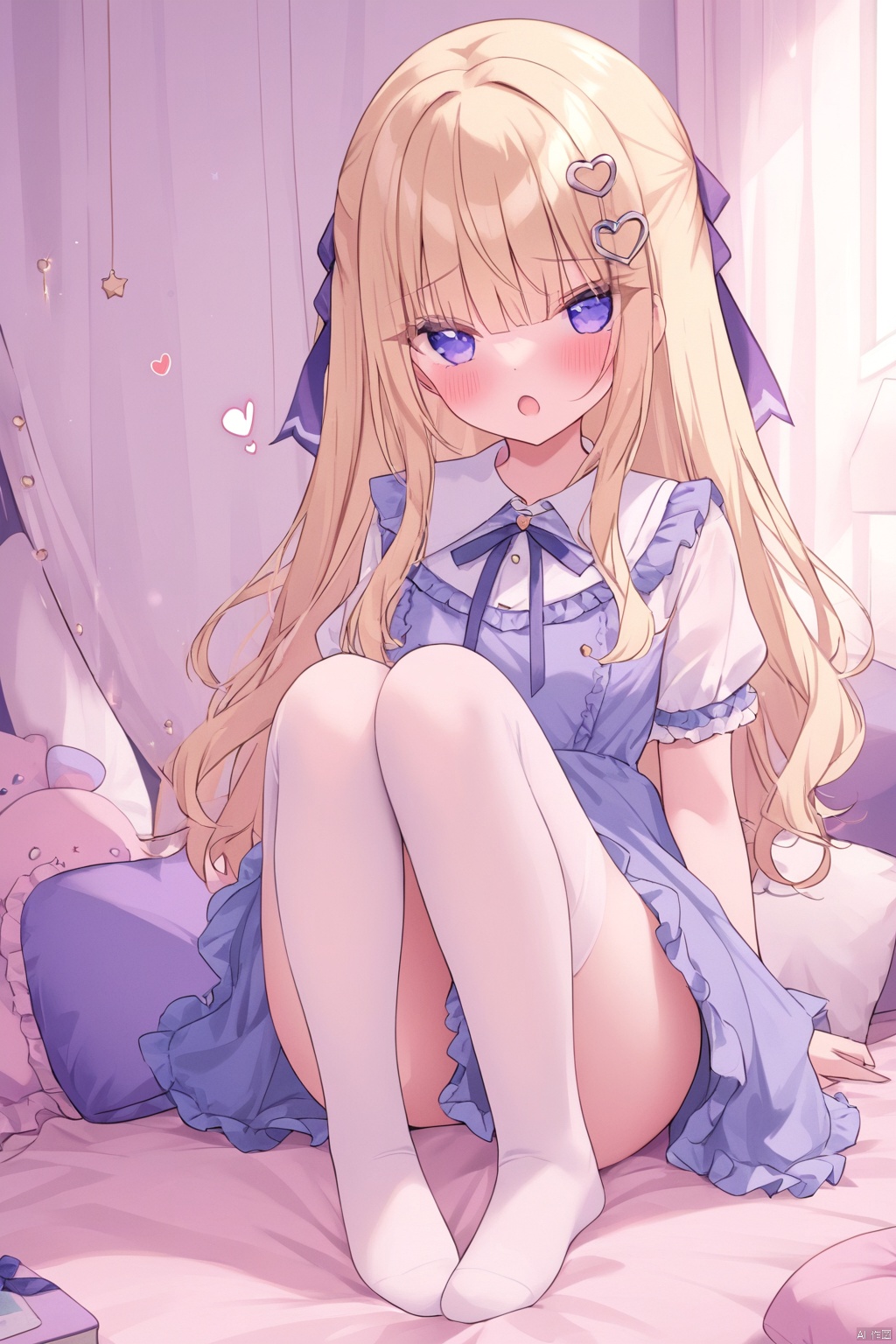 1girl,  tsukishi_aria,  blonde hair on Tensor.Art