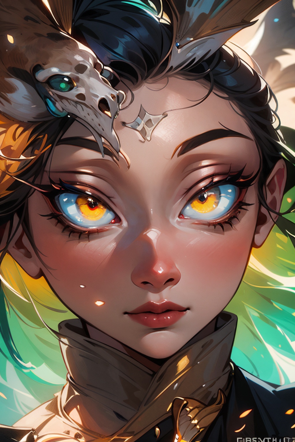 1 girl,  portrait,  close-up portrait on Tensor.Art