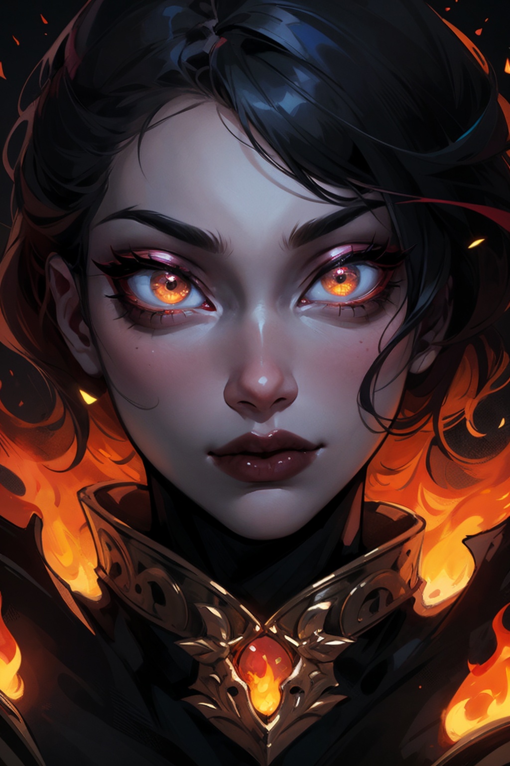1 girl,  portrait,  close-up portrait on Tensor.Art