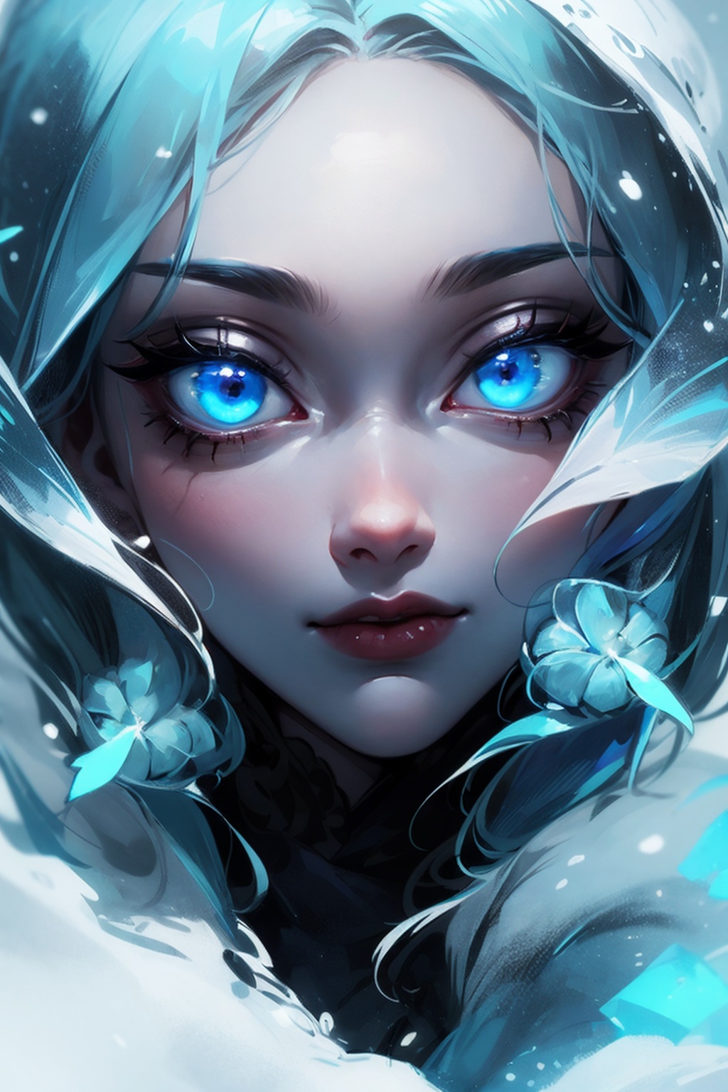 1 girl,  portrait,  close-up portrait on Tensor.Art