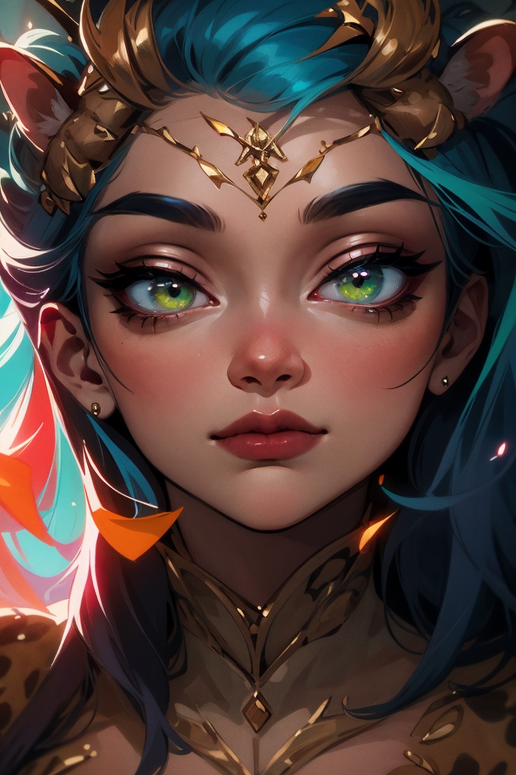 1 girl,  portrait,  close-up portrait on Tensor.Art