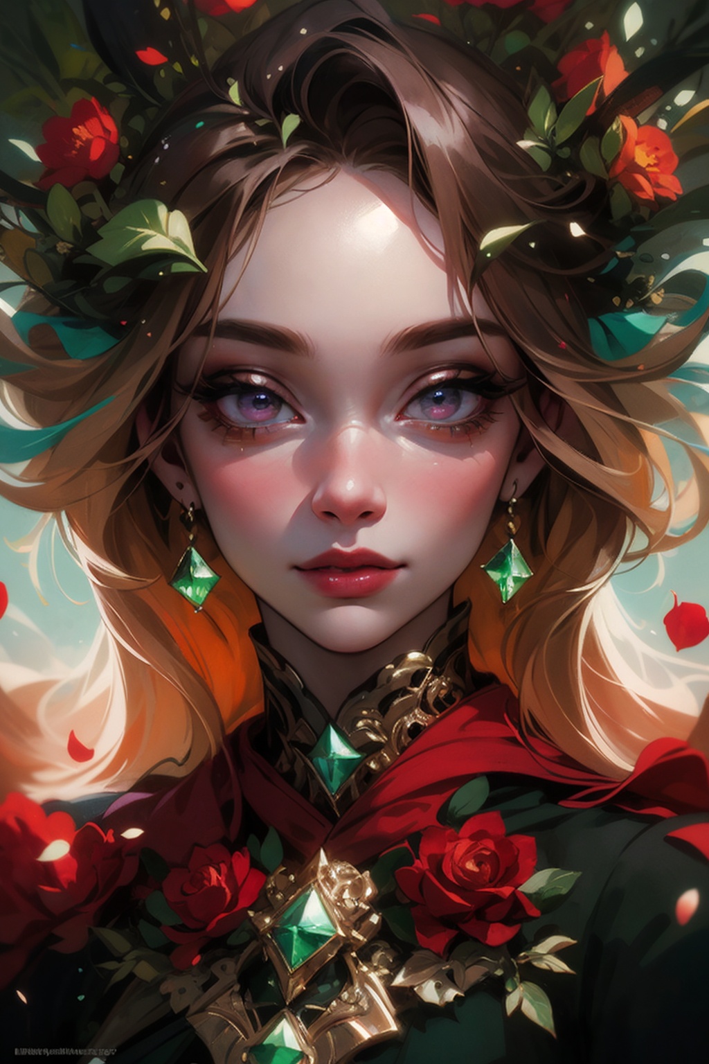 1 girl,  portrait,  close-up portrait on Tensor.Art