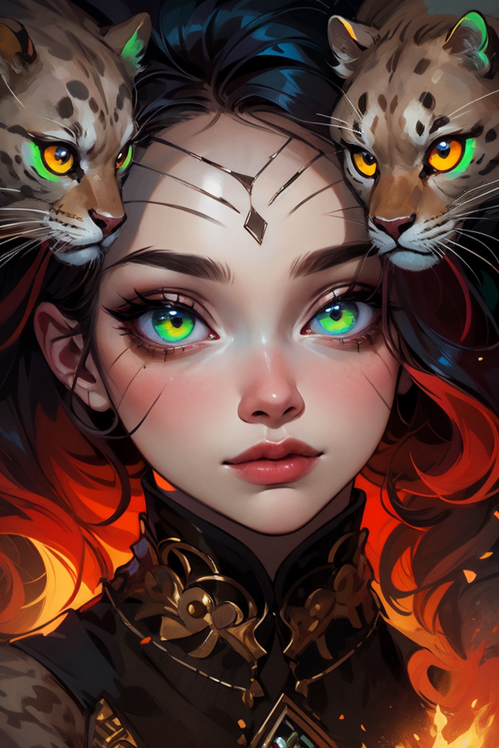 1 girl,  portrait,  close-up portrait on Tensor.Art